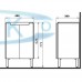 Шкафчик Kolo Modo с мебельным умывальником 50 см (L39001)