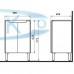 Шкафчик Kolo Modo с мебельным умывальником 60 см (L39002)