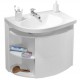 Шкафчик под умывальник Ravak Rosa Comfort правый белый (X000000329)