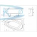 Ванна Kolo Mystery 150x95 правая (XWA3750)