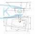 Ванна Kolo Split 150x80 правая (XWA1650) Ванна Kolo Split 150x80 правая (XWA1650)