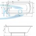 Ванна Roca Linea 180x80 (A24T058000)