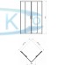 Душевая кабина Kolo Rekord 90х90 прозрачное стекло (PKDK90222003)
