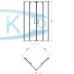 Душевая кабина Kolo Ultra 90х90 прозрачное стекло Screen Guard (OKDK90222003)