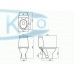 Унитаз-компакт Kolo Modo с медленнопадающим сиденьем из дюропласта (L39000)