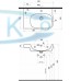 Умывальник асимметричный Kolo Style 65 левый (L21766)